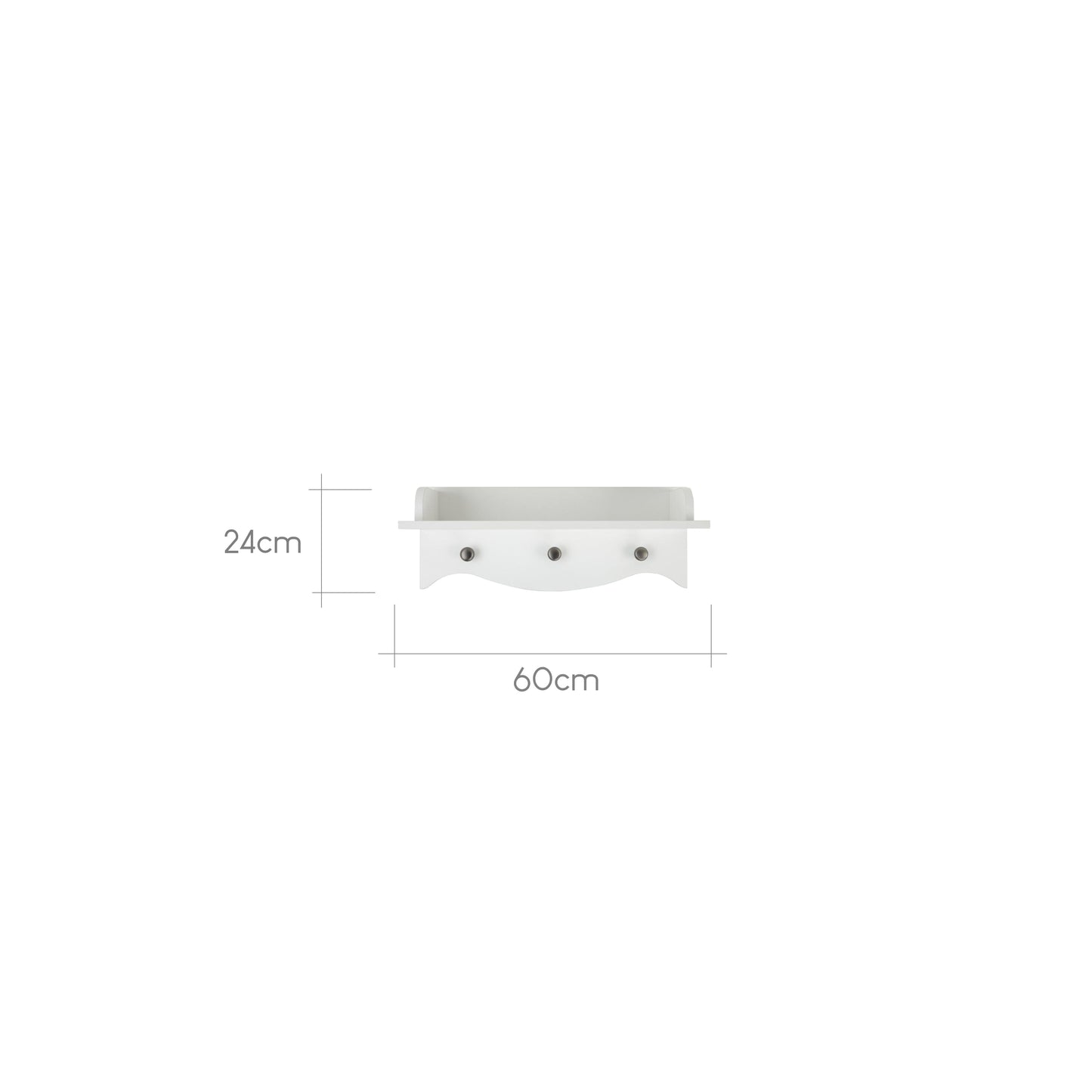 Clara Wall Shelf - White