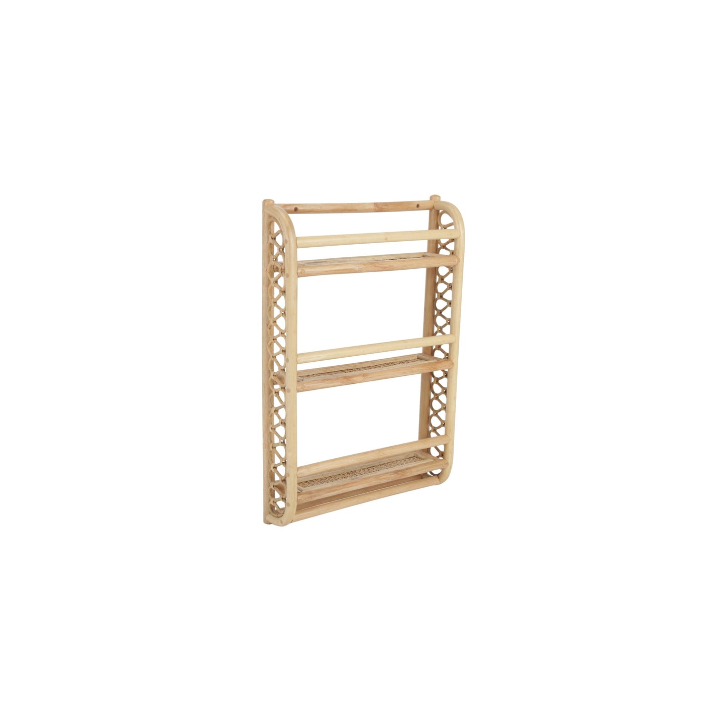 Aria Wave Bookshelf - Rattan