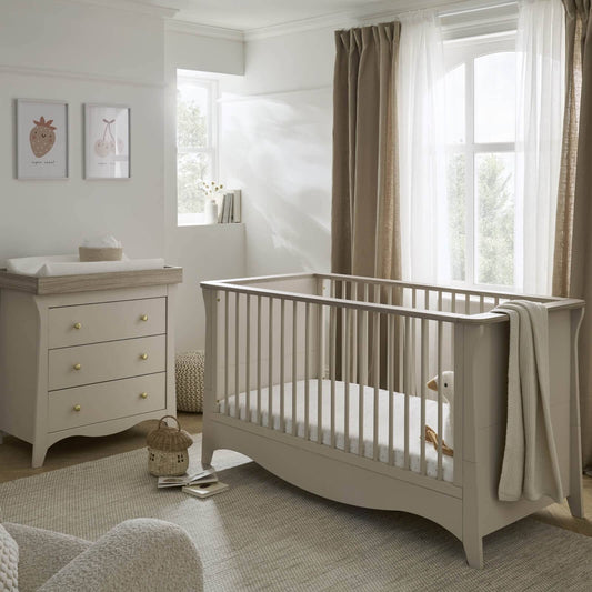 Clara 2 Piece Nursery Furniture Set - Cashmere & Ash
