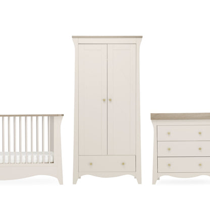 Clara 3 Piece Nursery Furniture Set - Cashmere & Ash