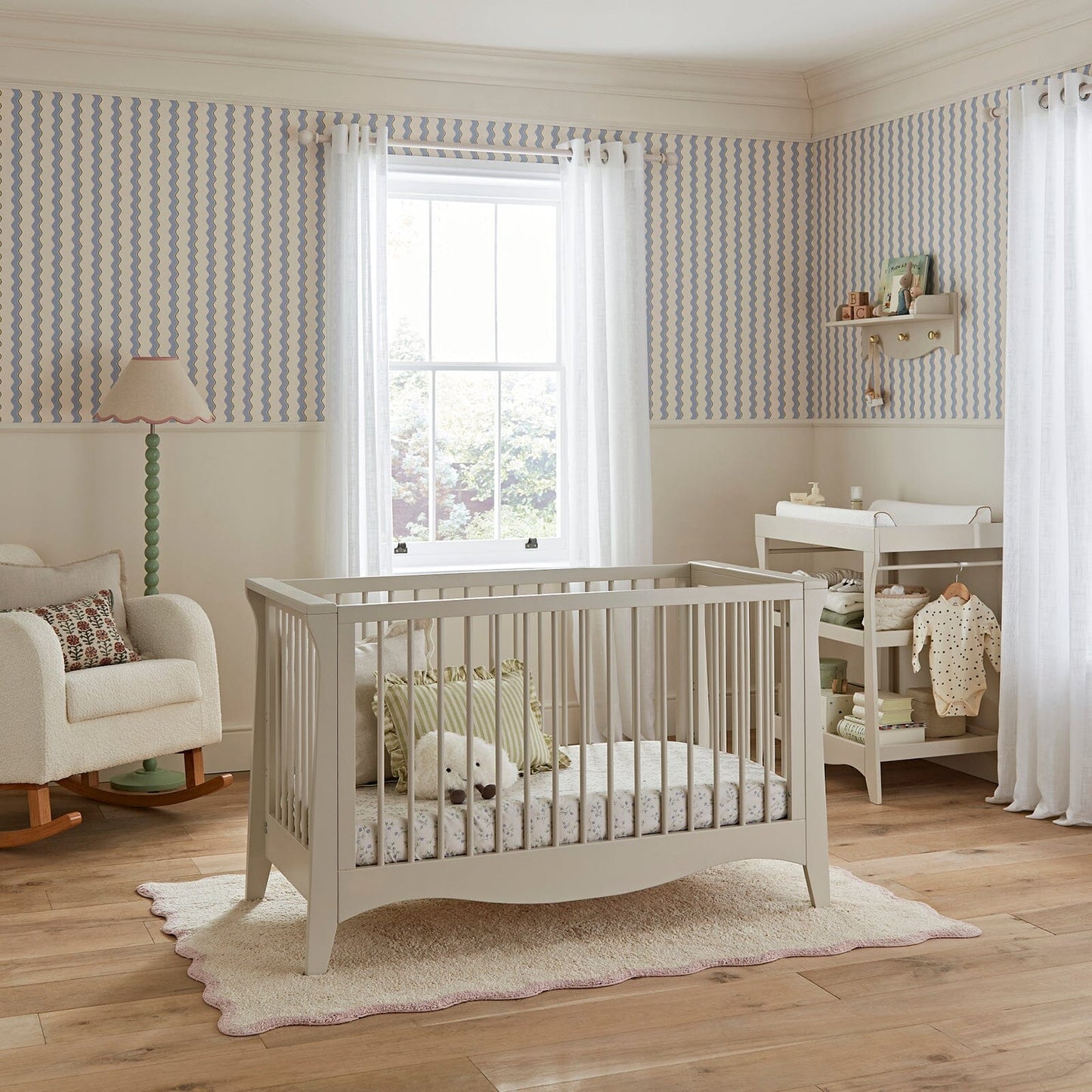 Clara Mini 2 Piece Nursery Furniture Set - Cashmere