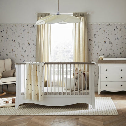 Clara 2 Piece Nursery Furniture Set - White & Ash
