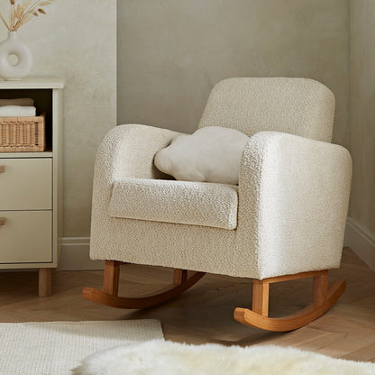 Etta Boucle Nursing Chair - Mushroom