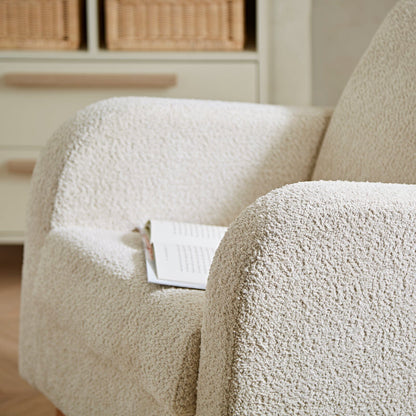 Etta Boucle Nursing Chair - Mushroom