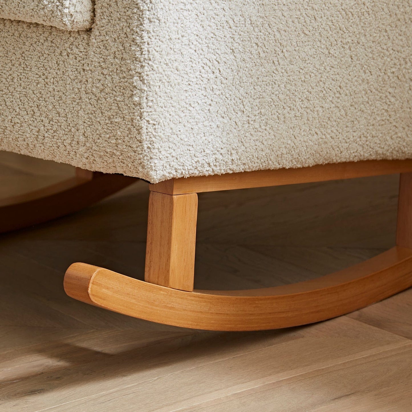 Etta Boucle Nursing Chair - Mushroom