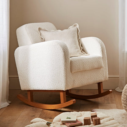Etta Boucle Nursing Chair - Off White