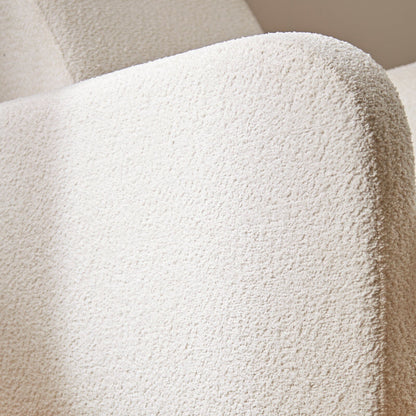 Etta Boucle Nursing Chair - Off White