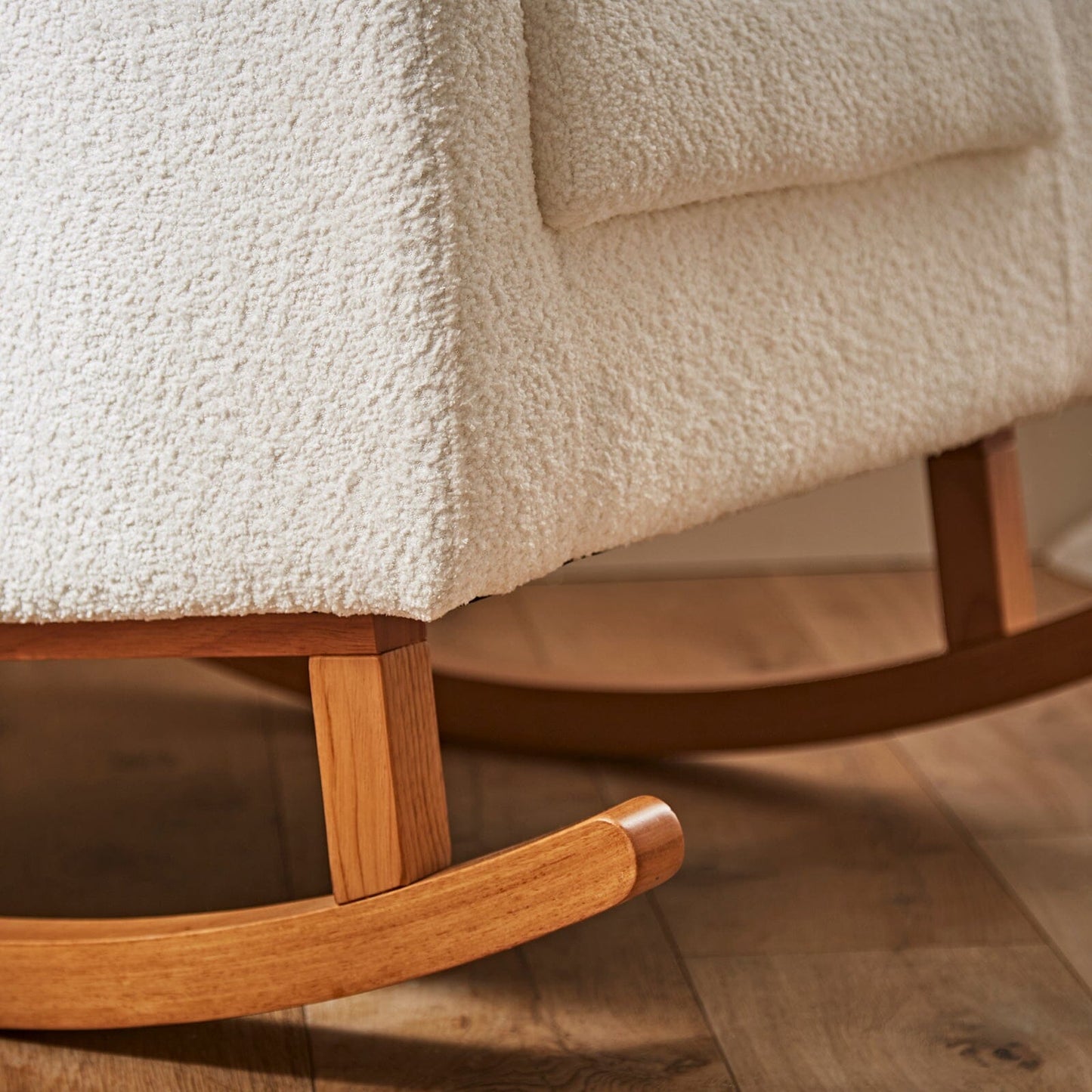 Etta Boucle Nursing Chair - Off White