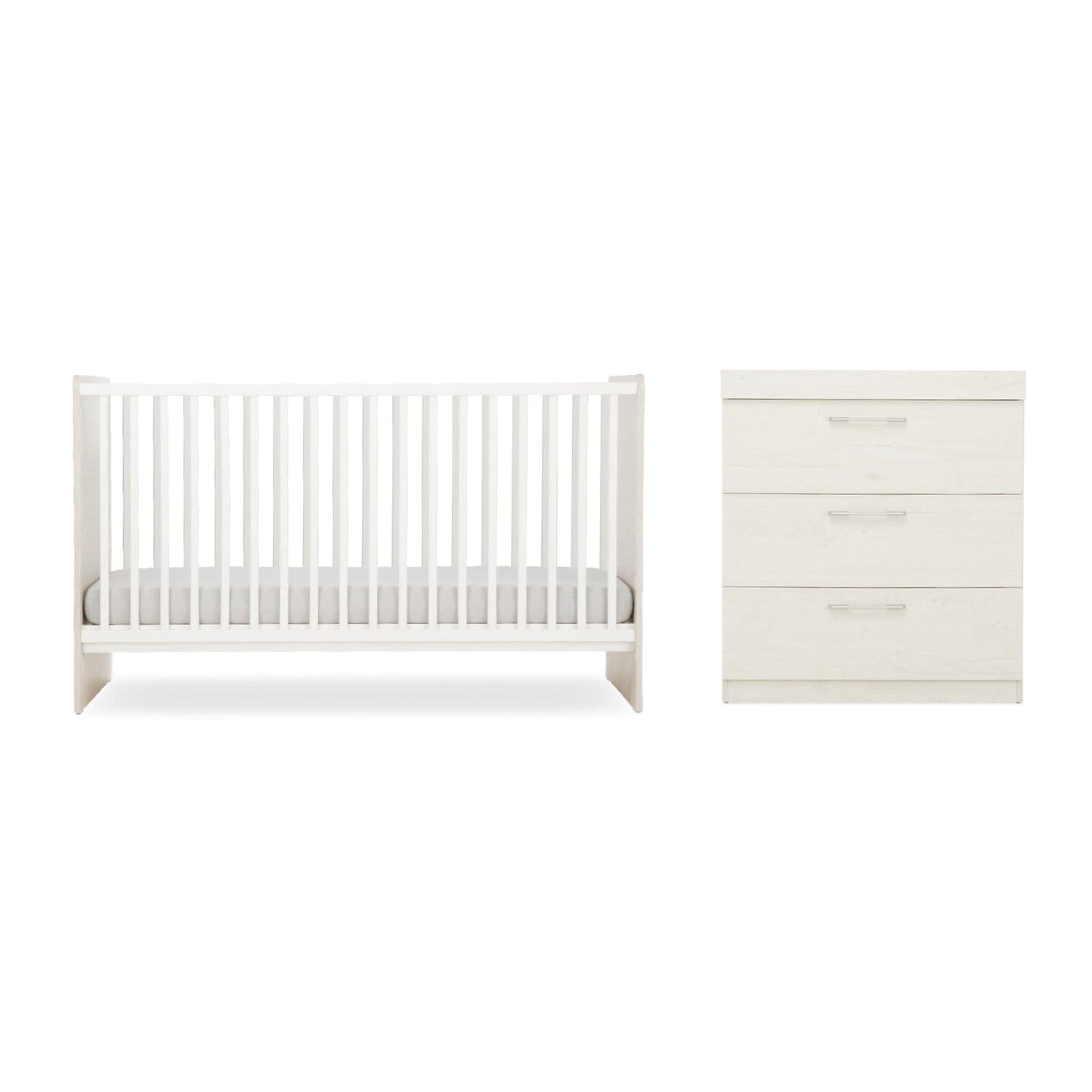 Freya 2 Piece Nursery Furniture Set - Coastal White