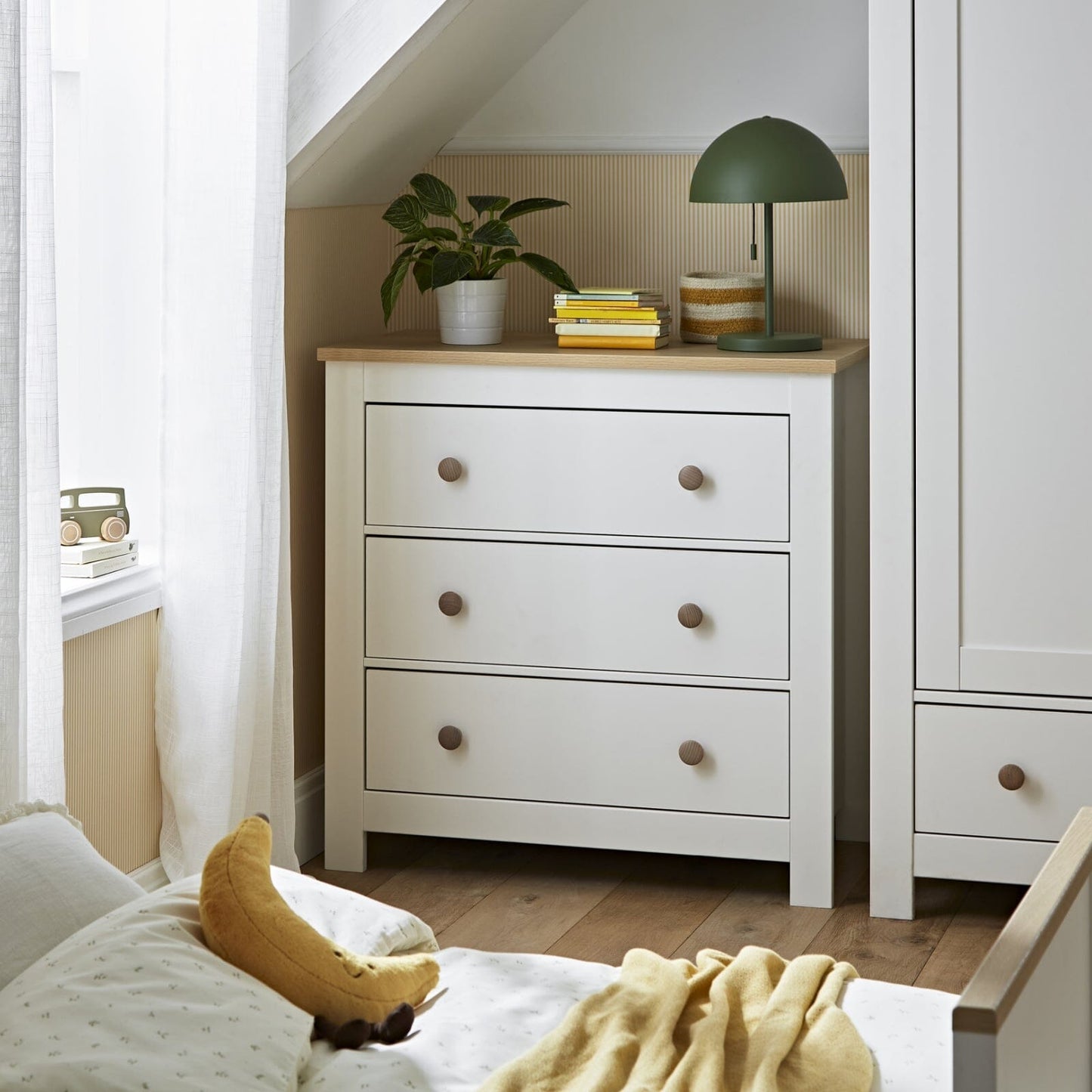 Luna Dresser Changer - White Oak