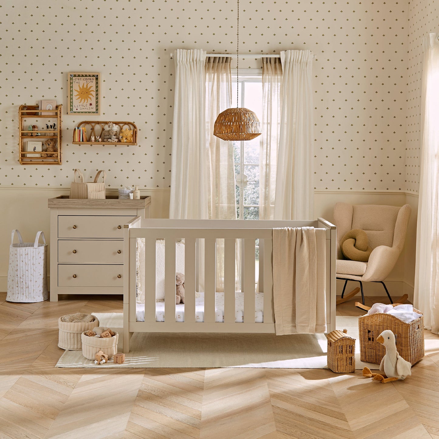 Luna 2 Piece Nursery Furniture Set