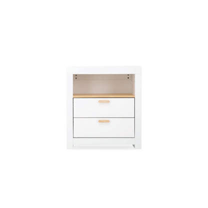 Nola Signature 2 Piece Nursery Furniture Set - White & Natural