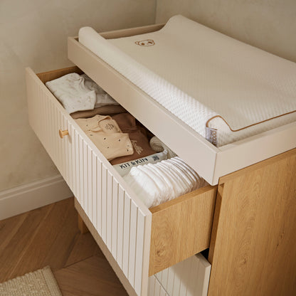 Remi Dresser Changer - Oak & Cashmere