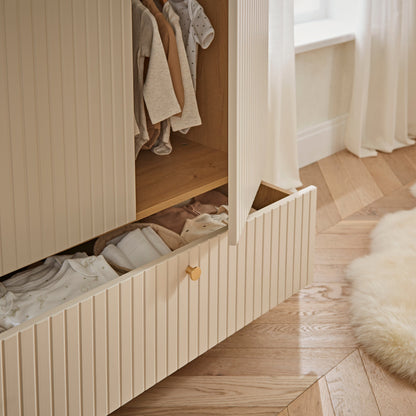 Remi Wardrobe - Oak & Cashmere