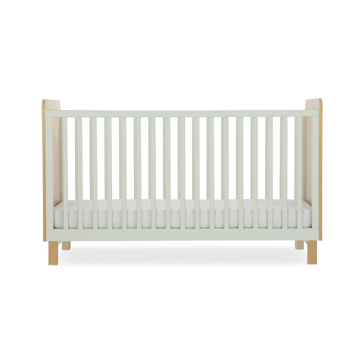 Remi Cot Bed - Oak & Green