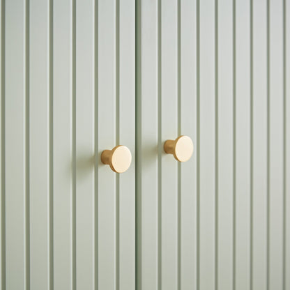 Remi Wardrobe - Oak & Green