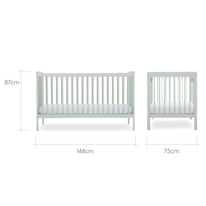 Nola 2 Piece Nursery Furniture Set - Sage Green