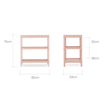 Nola Changing Table - Blush Pink