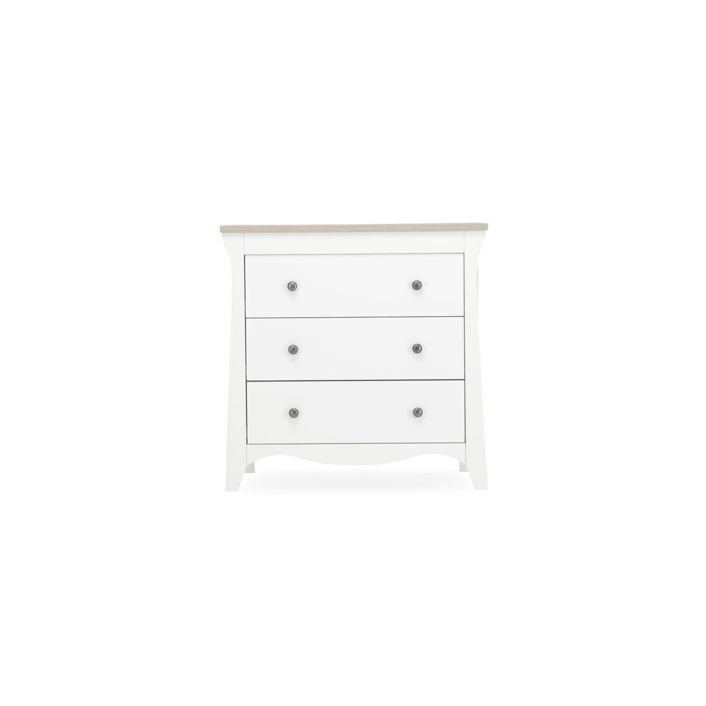 Clara 3 Drawer Dresser Changer - White & Ash