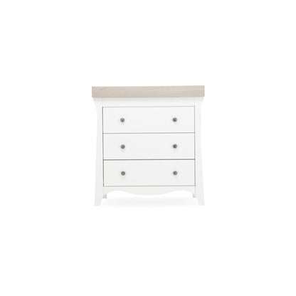 Clara 2 Piece Nursery Furniture Set - White & Ash