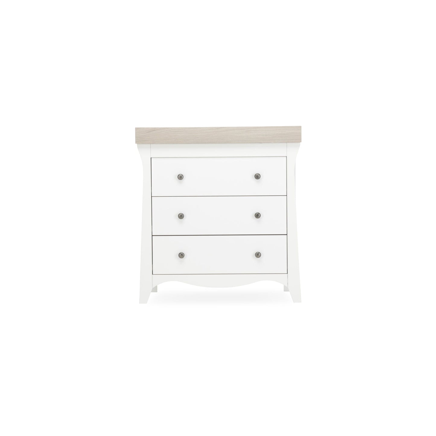 Clara 3 Drawer Dresser Changer - White & Ash