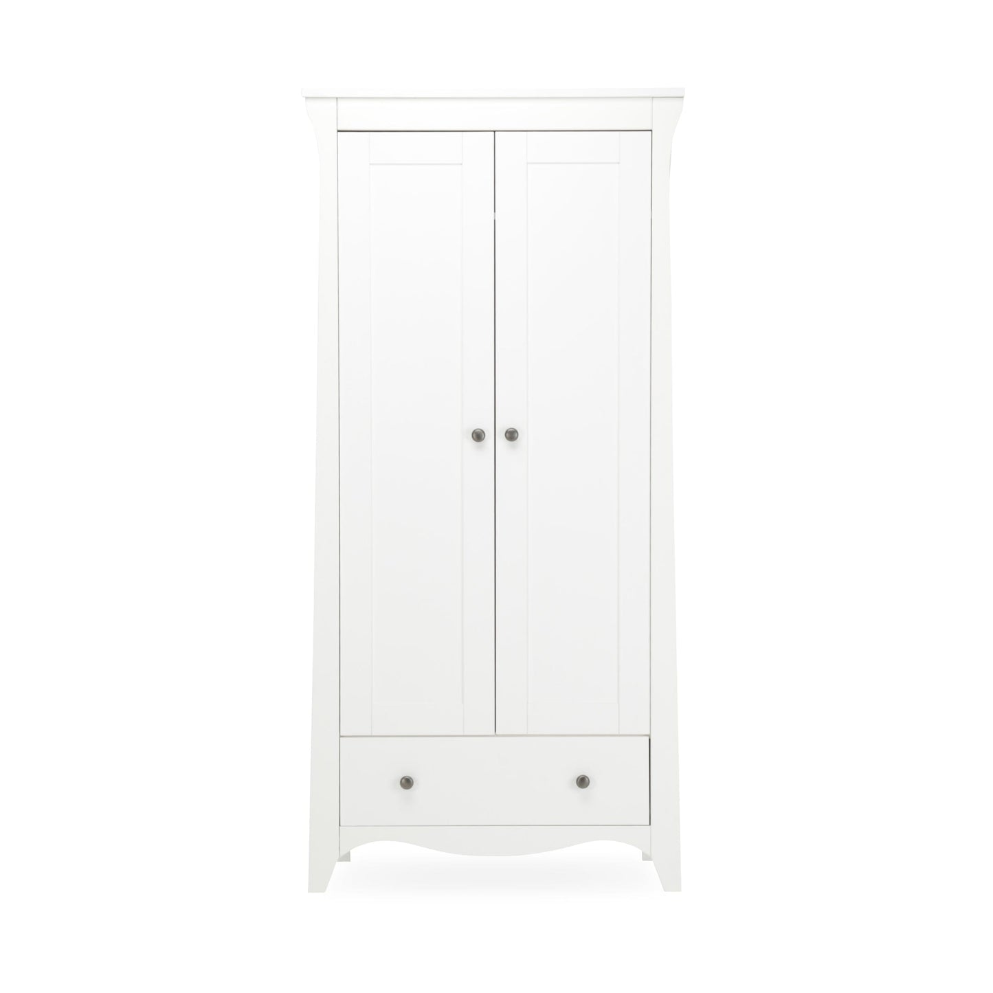 Clara 2 Door Double Wardrobe - White