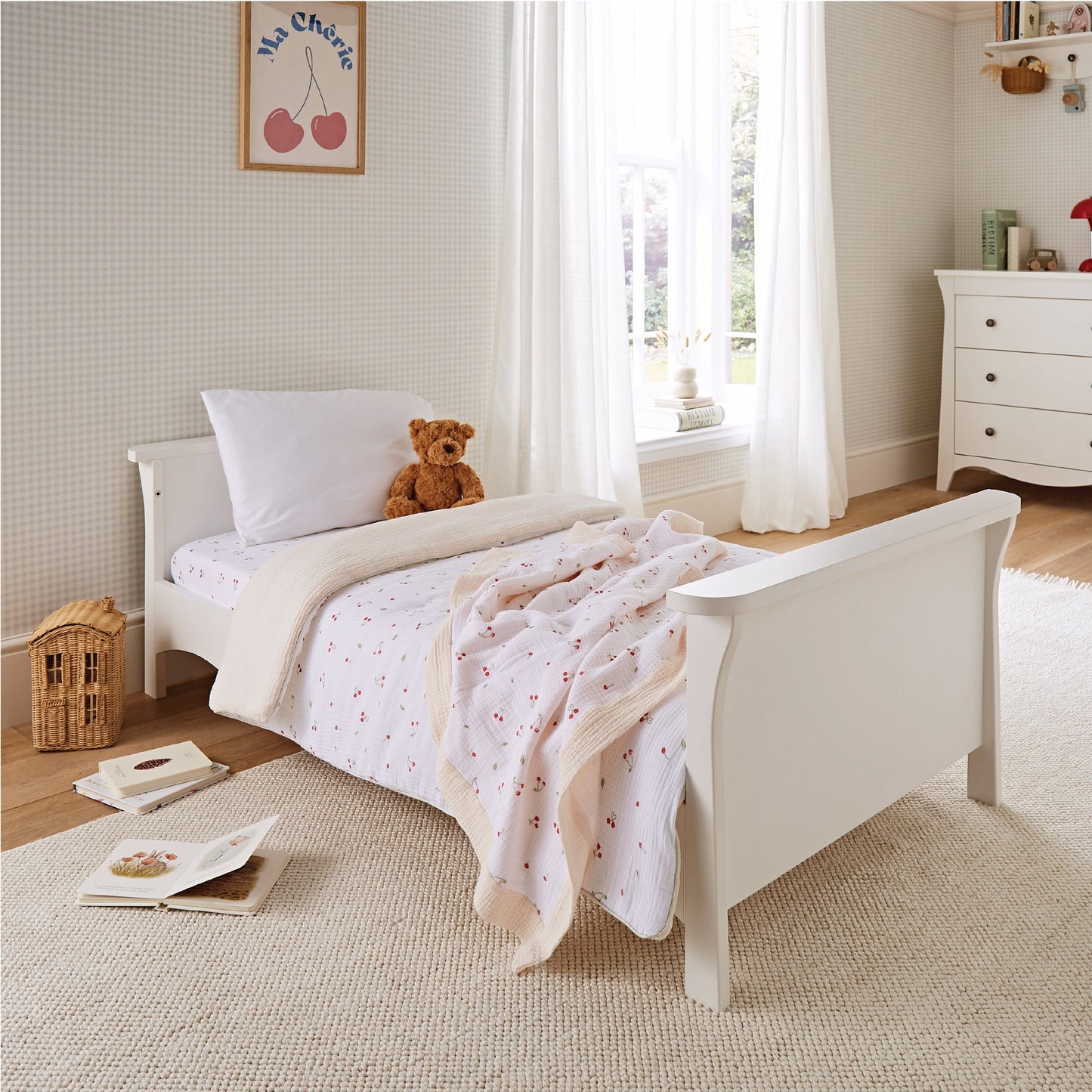 Clara 3 Piece Nursery Furniture Set - White