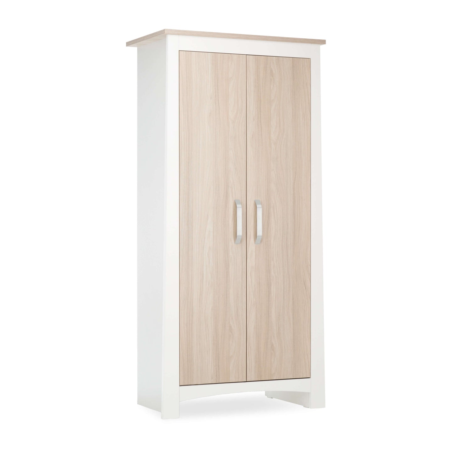 Ada Nursery Wardrobe - White & Ash