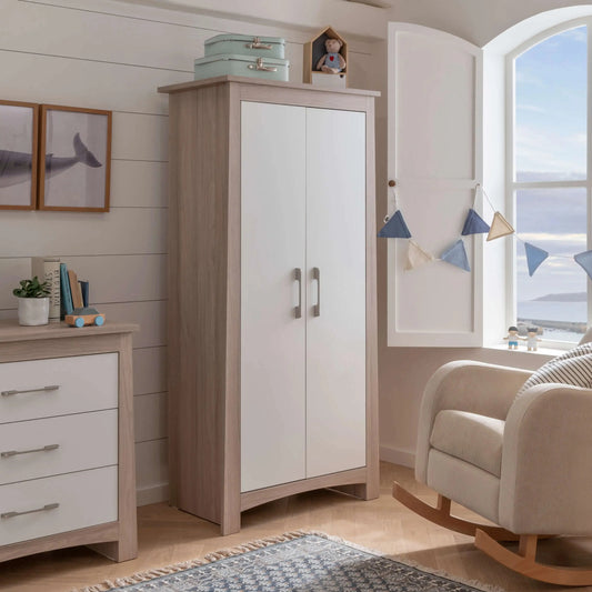 Lana Nursery Wardrobe - Ash & White