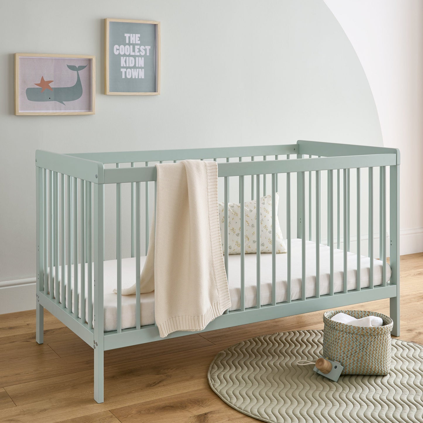 Nola 2 Piece Nursery Furniture Set - Sage Green