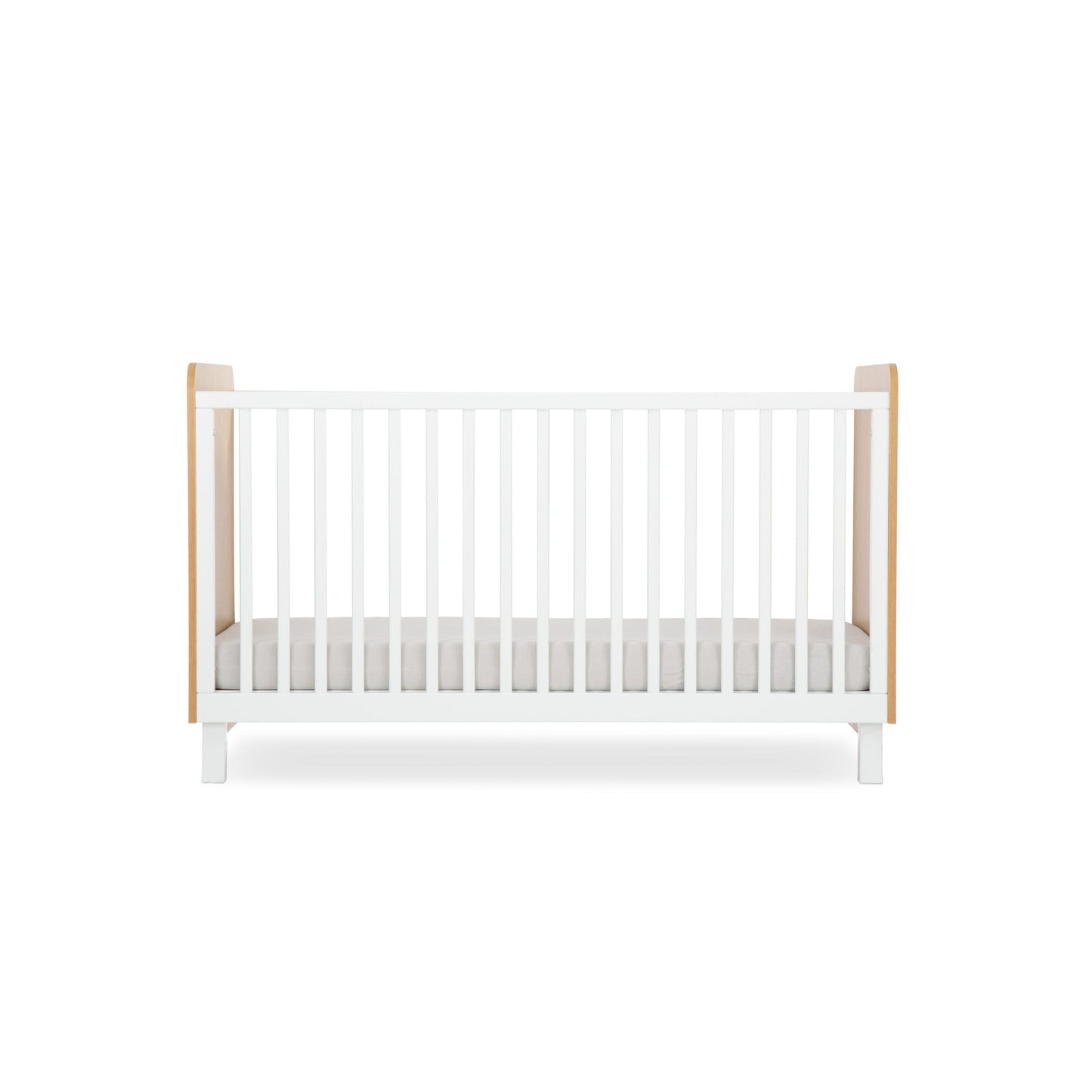 Rafi Cot Bed - Oak & White