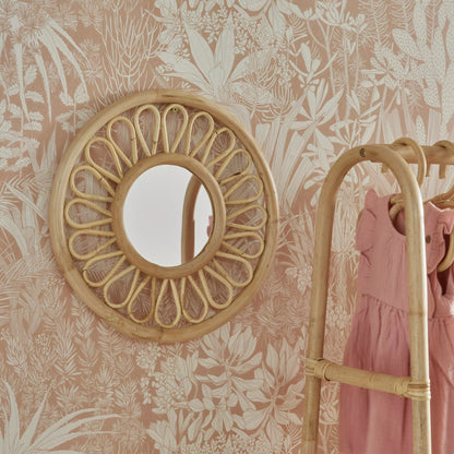 Aria Complete 7 Piece Nursery Furniture Set - Rattan