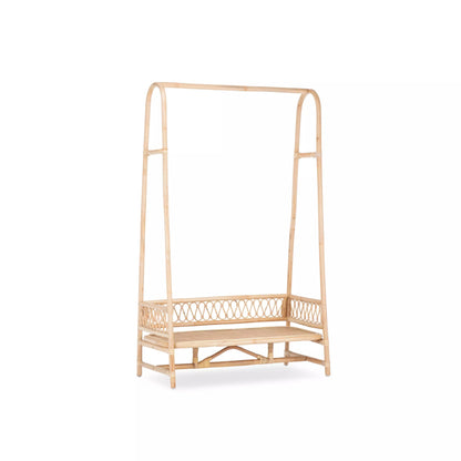 Aria Children's Clothes Rail - Rattan