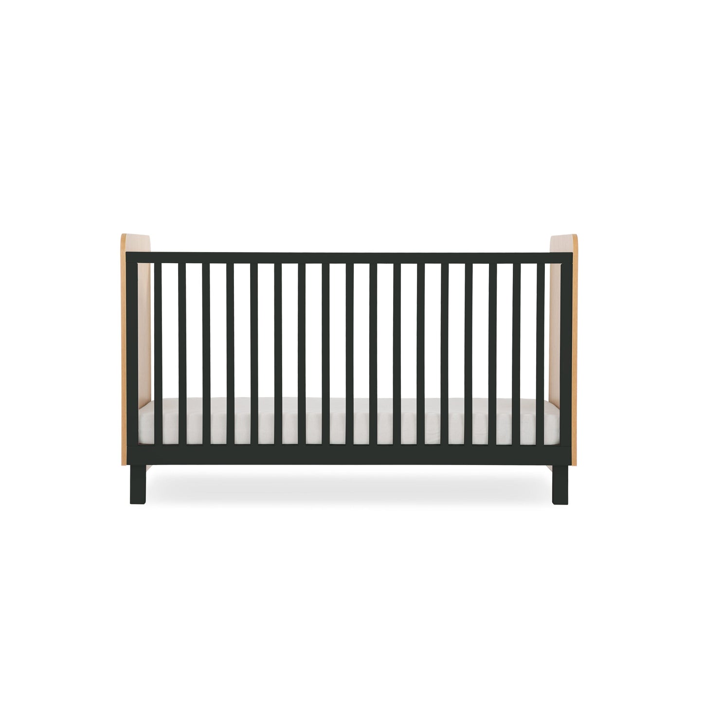 Rafi Cot Bed - Oak & Black