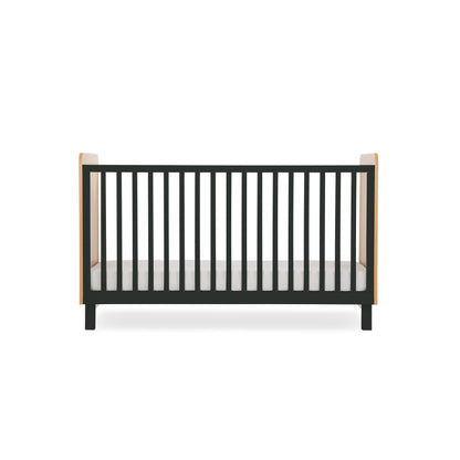 Rafi Cot Bed - Oak & Black