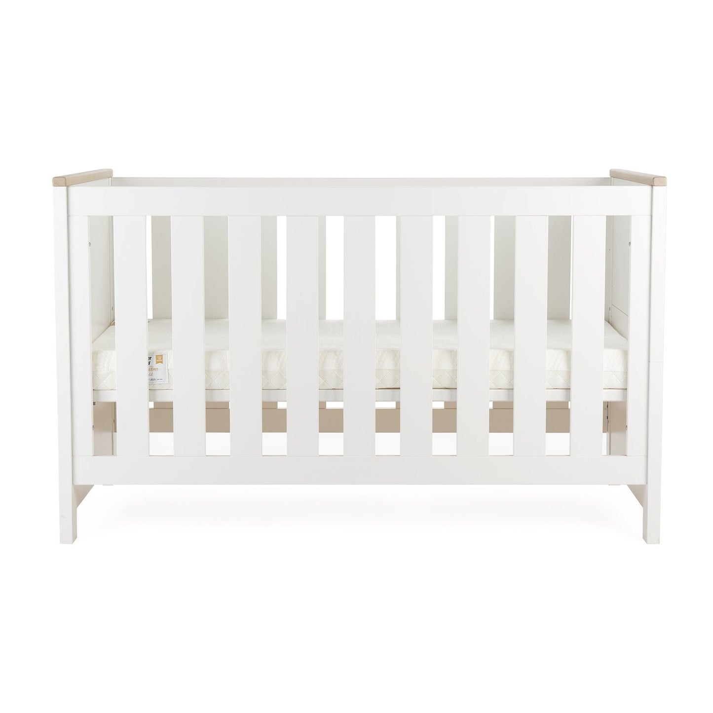Luna Cot Bed - White & Oak