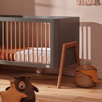 Troll Torsten Cot - Grey/Teak