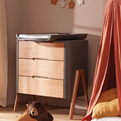 Troll Torsten Dresser & Changing Top - Grey/Teak