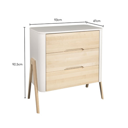 Troll Torsten Dresser & Changing Top - White/Natural