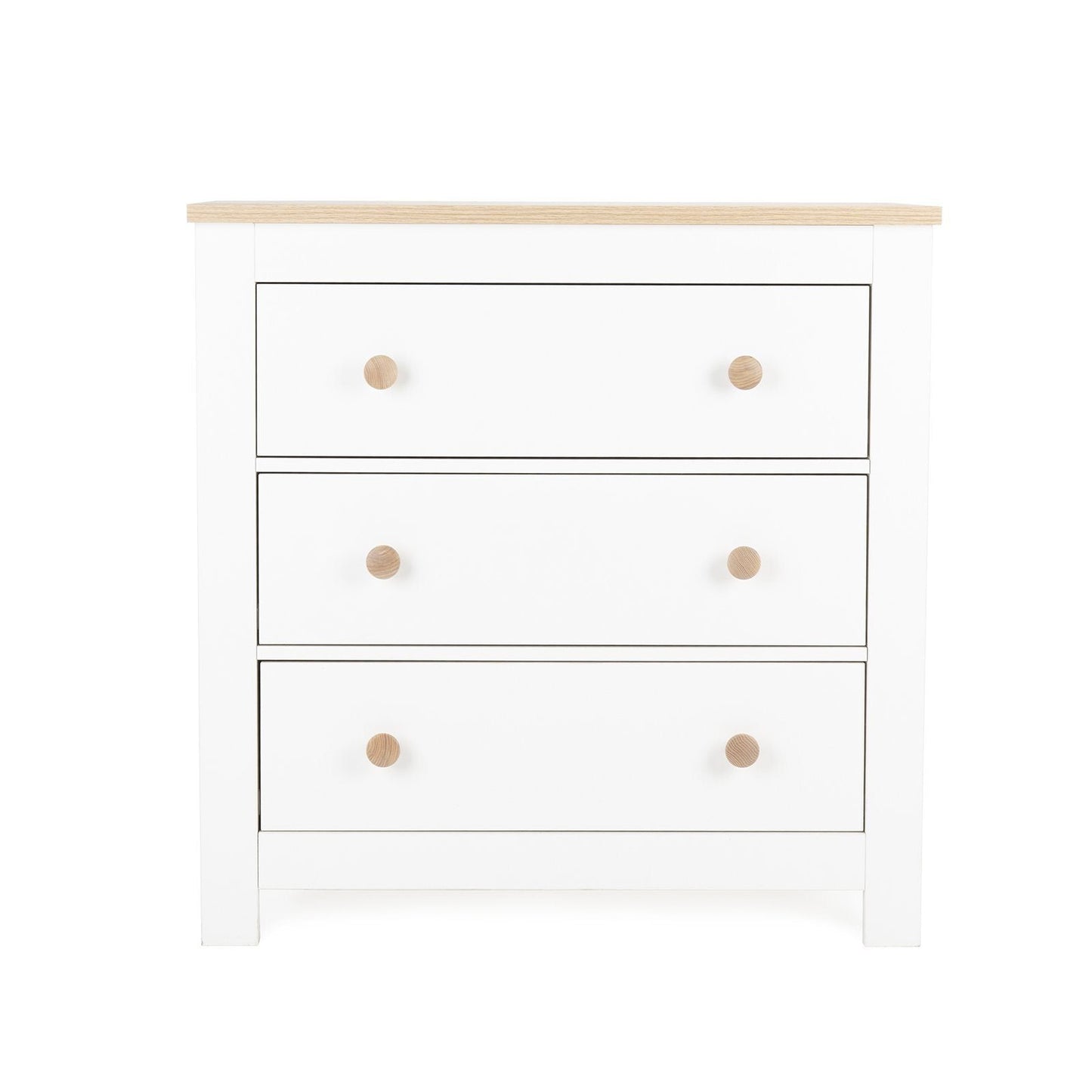 Luna 2 Piece Nursery Furniture Set - White & Oak